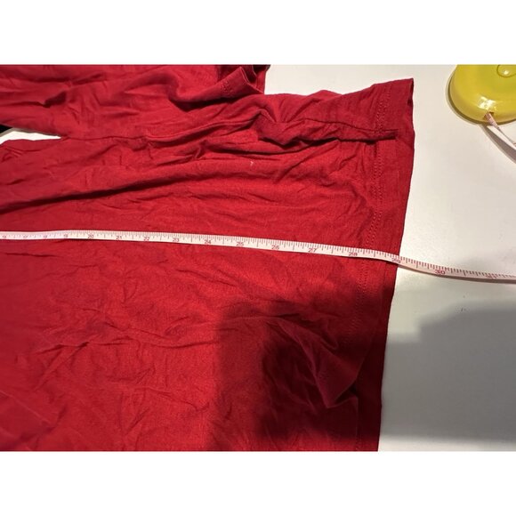 NWT Torrid Super Soft Knit Red  Long Sleeve Top Size 1 (Plus 1X) Stretch Rayon - Picture 7 of 9
